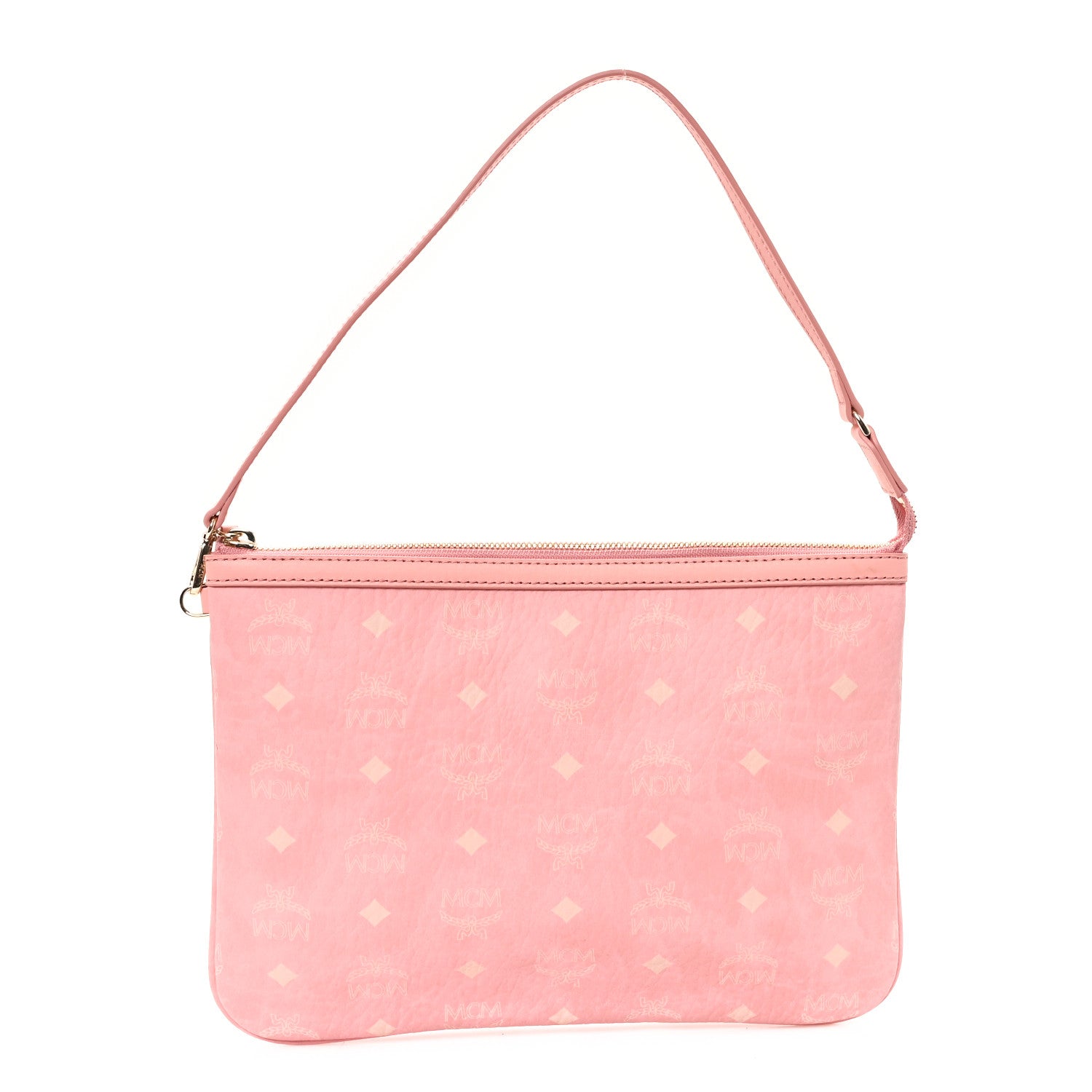MCM Viseto Stark Wristlet Pouch Blossom Pink 1 of 10