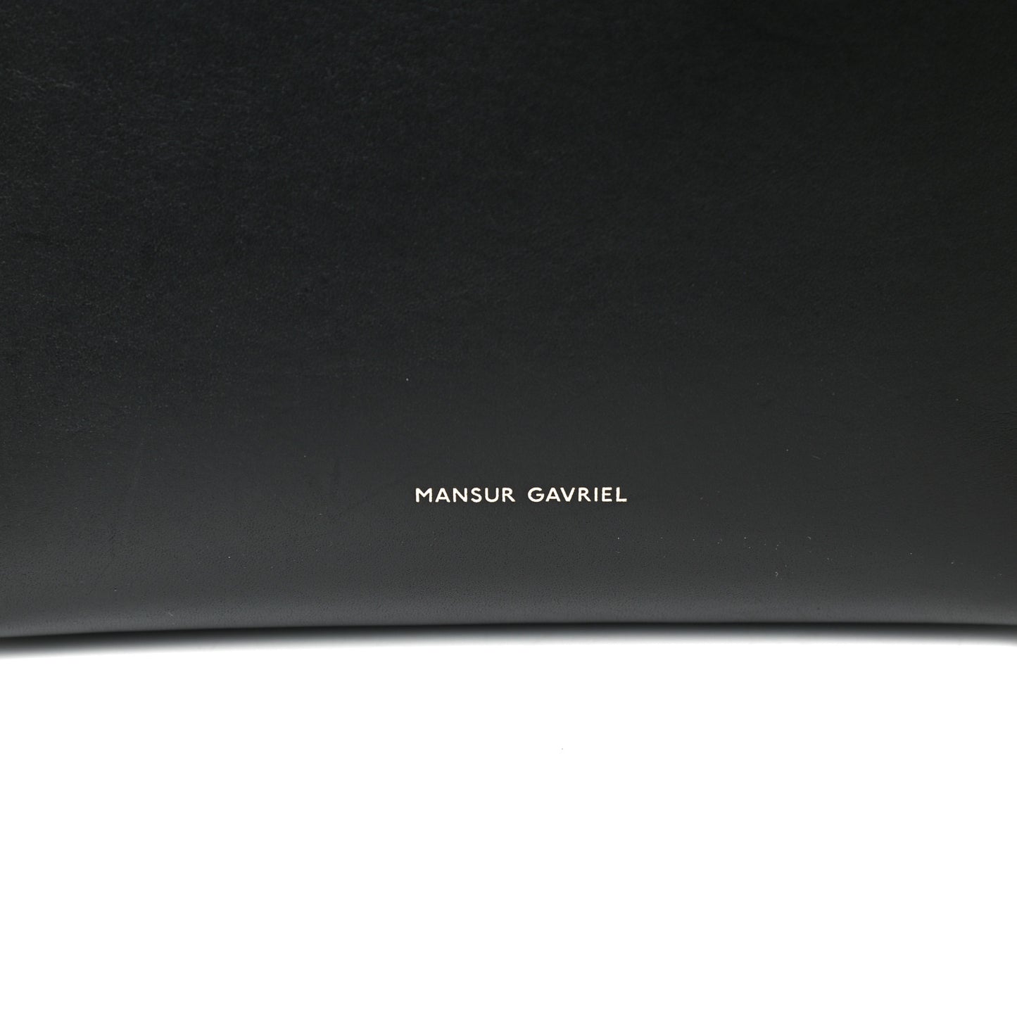 Calfskin Mini Bucket Bag Black Flamma