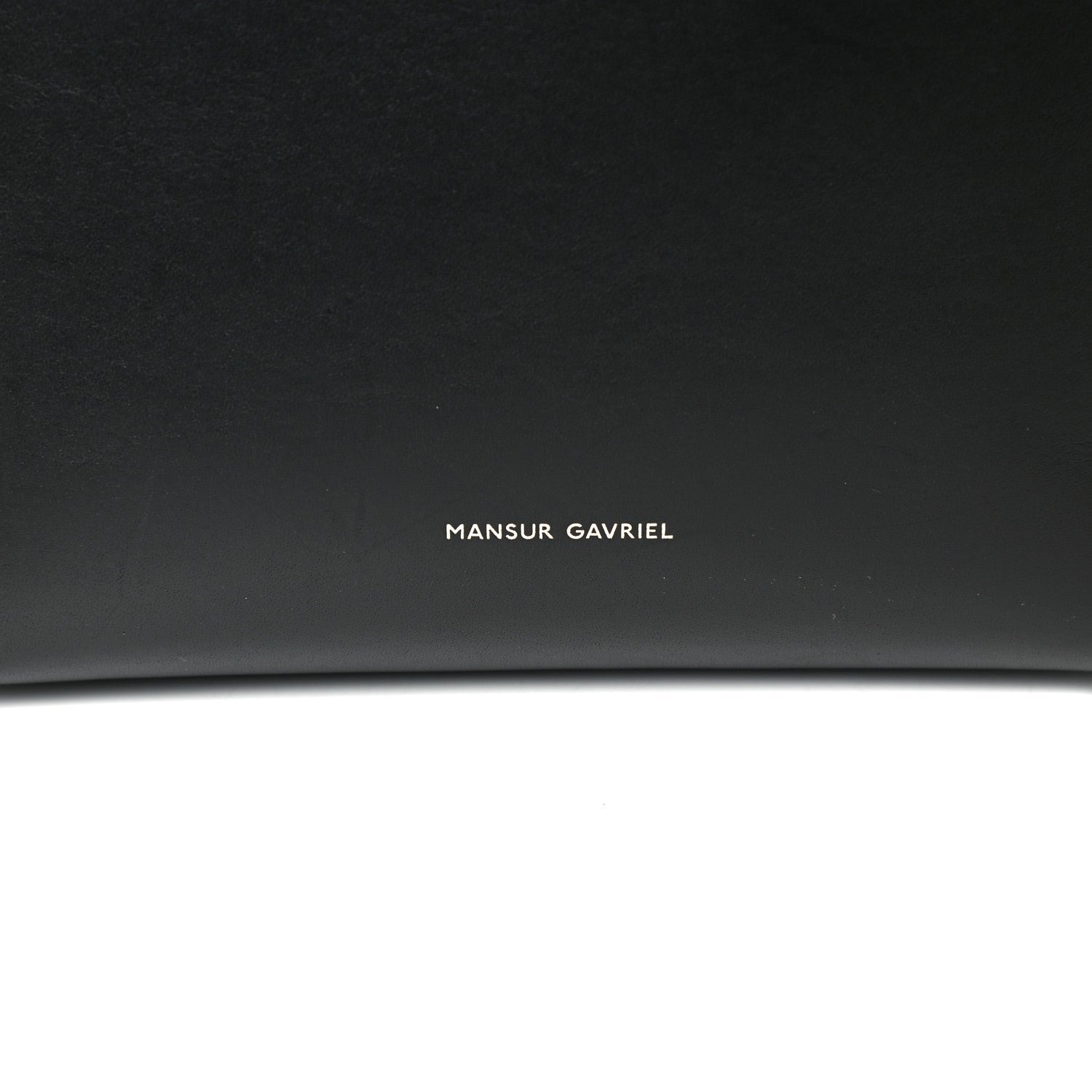 Mansur Gavriel Calfskin Mini Bucket Bag Black Flamma 6 of 13