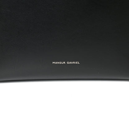 Mansur Gavriel Calfskin Mini Bucket Bag Black Flamma 6 of 13