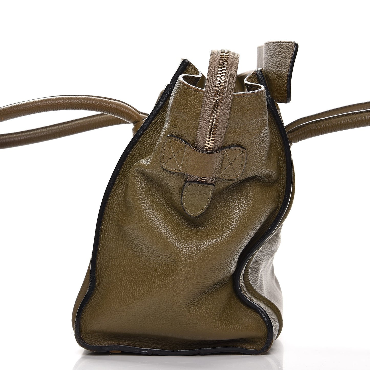 Drummed Calfskin Mini Luggage Jungle
