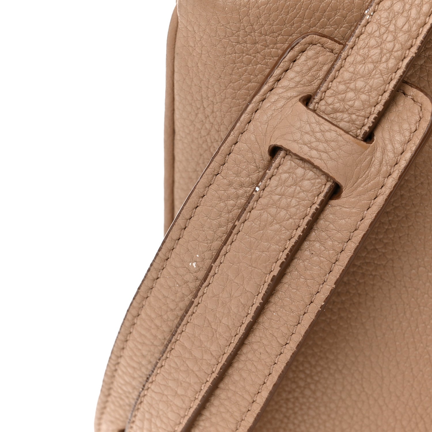 Prada Vitello Daino Double Zip Crossbody Bag Cammeo 14 of 19