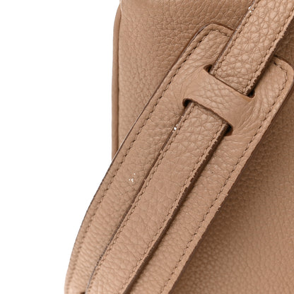 Prada Vitello Daino Double Zip Crossbody Bag Cammeo 14 of 19