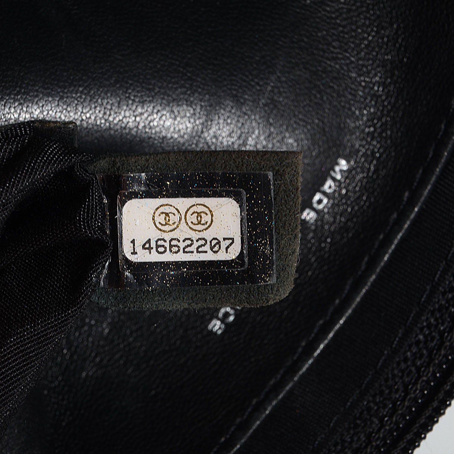 Chanel Lambskin Half Moon Wallet On Chain WOC Black 8 of 8