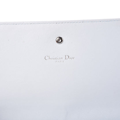 Christian Dior Grained Calfskin Diorama Croisiere Chain Wallet Light Blue 6 of 8