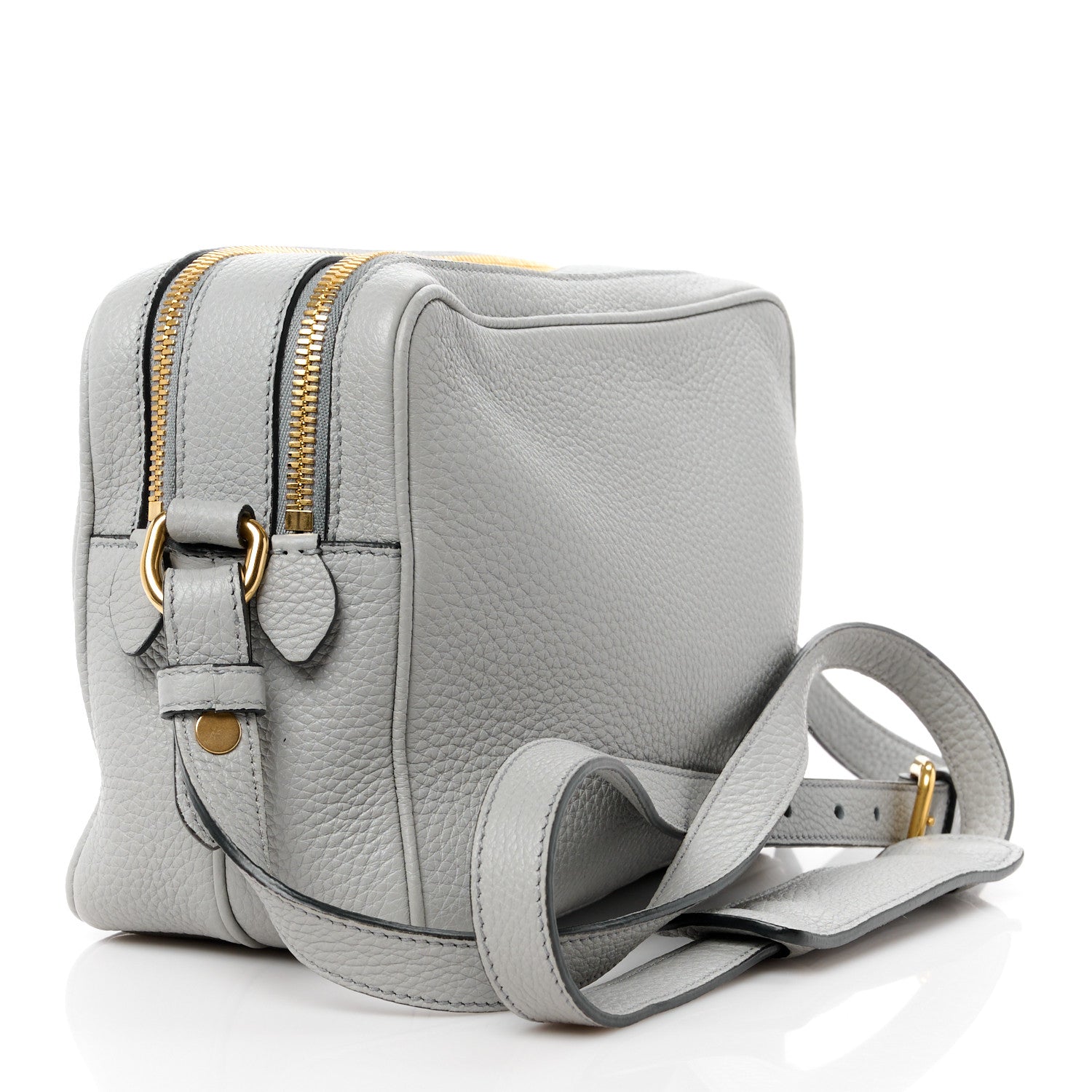 Prada Vitello Phenix Camera Bag Granito 3 of 11