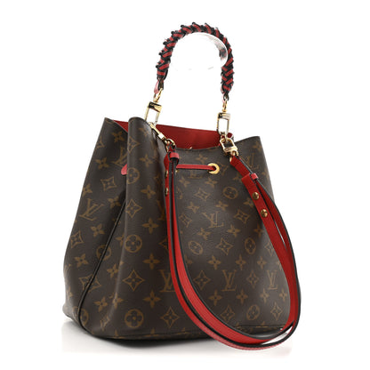 Louis Vuitton Monogram Braided Neonoe Coquelicot 3 of 14