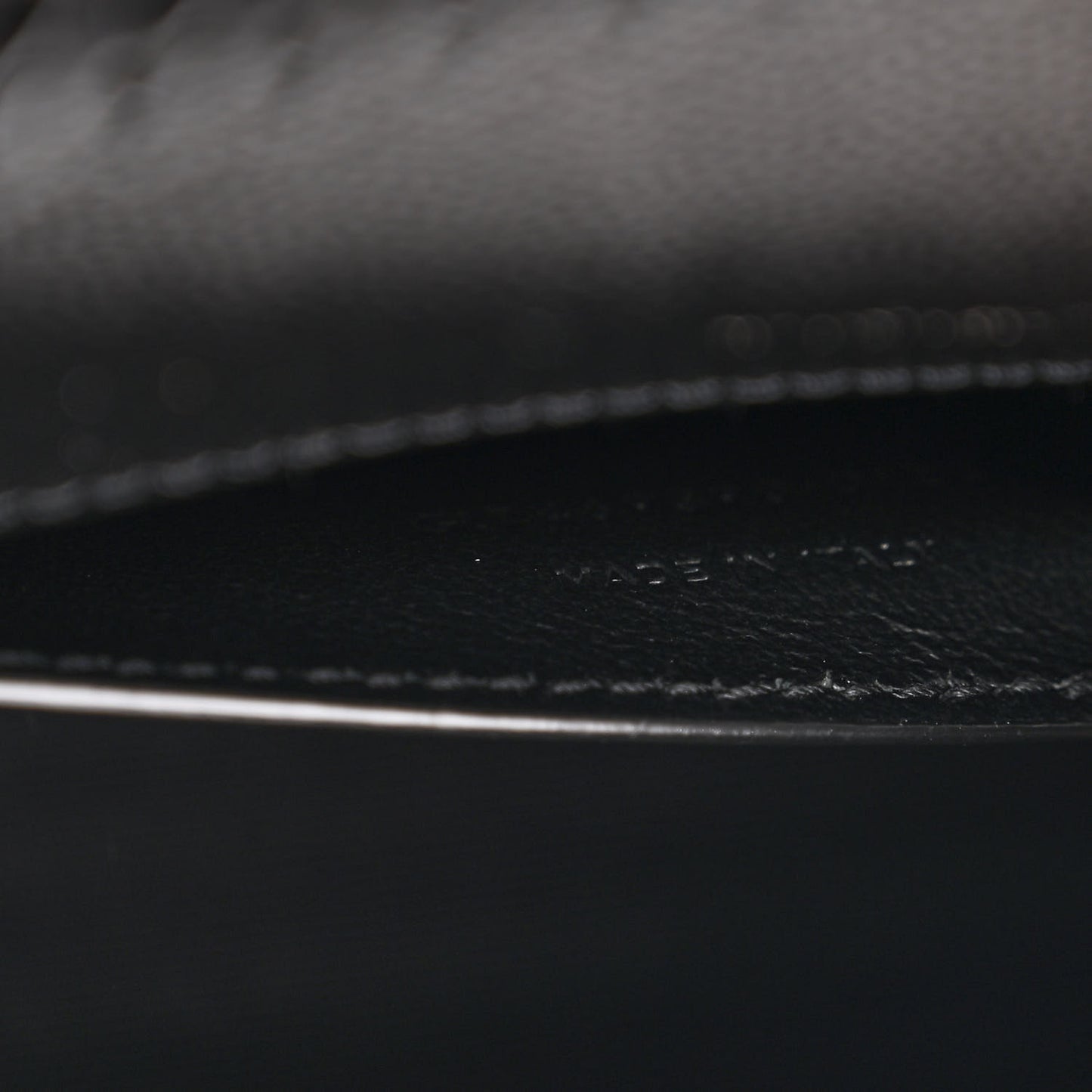 Grain De Poudre Small Monogram Monochrome Kate Satchel Black