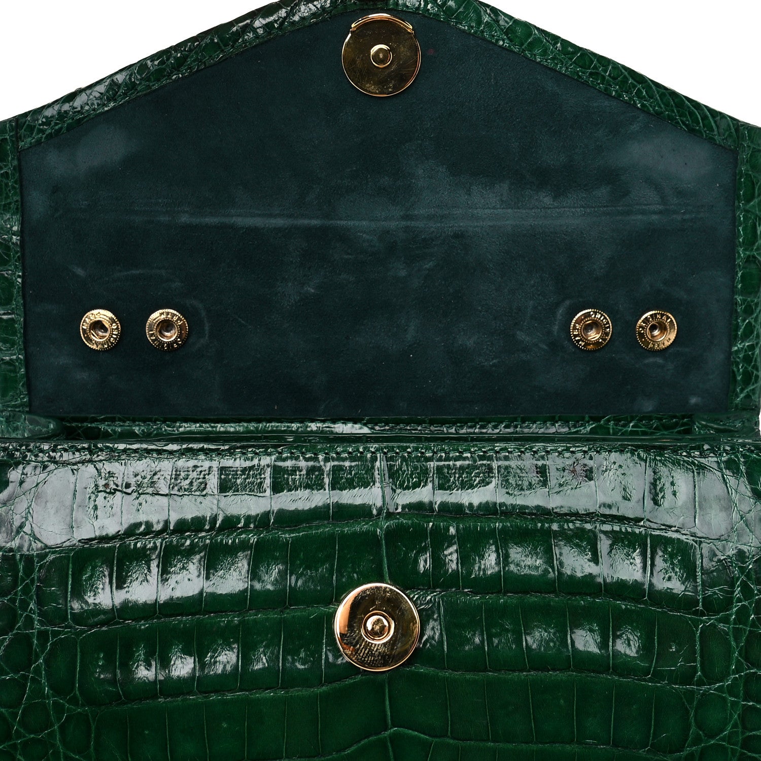 Nancy Gonzalez Crocodile Amour Clutch Green 15 of 16