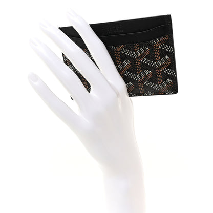 Goyard Goyardine Saint Sulpice Card Holder Black 2 of 12