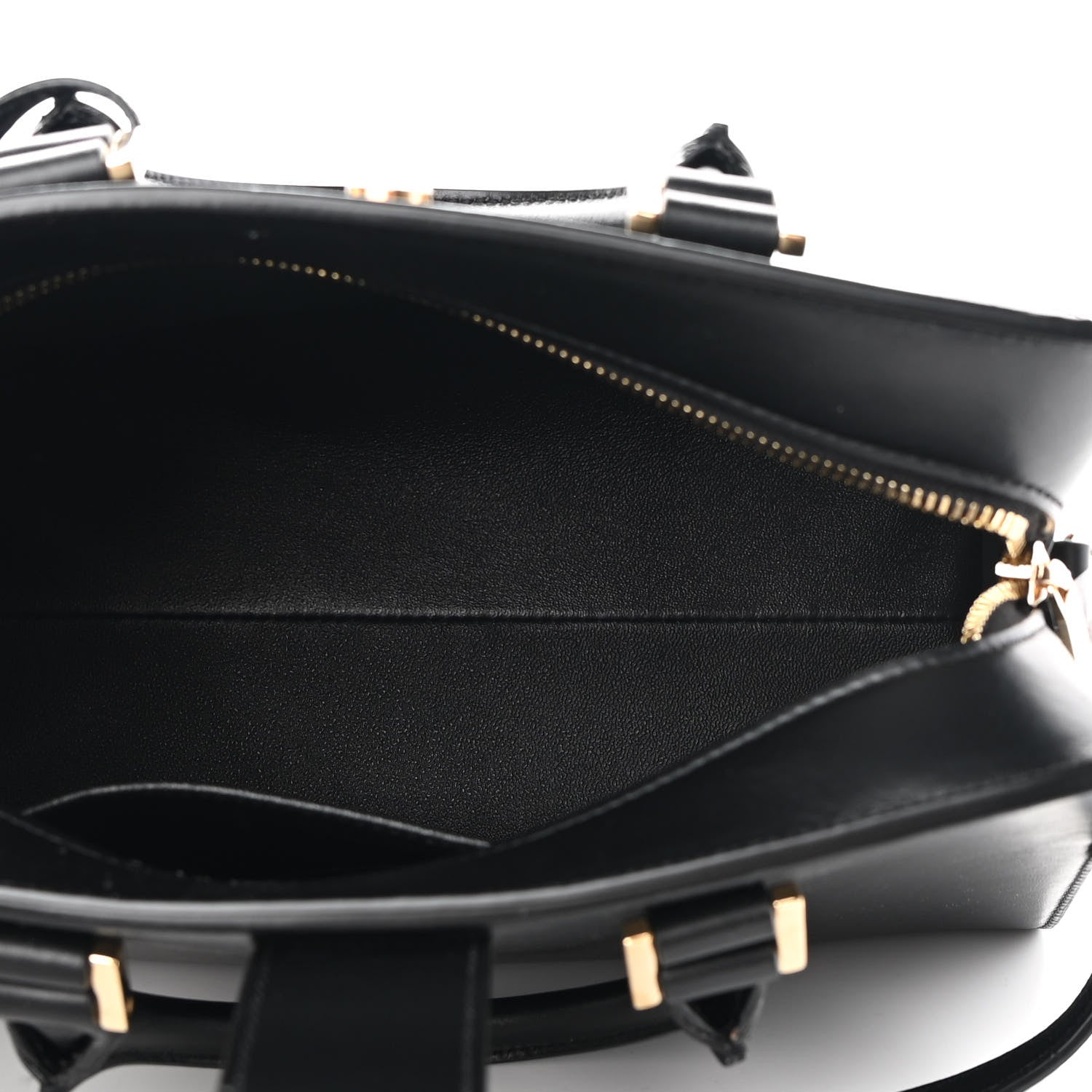 Saint Laurent Calfskin Monogram Baby Cabas Black 5 of 8