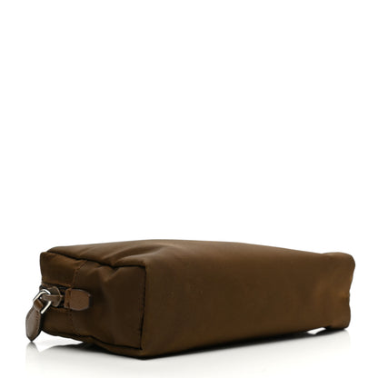 Prada Nylon Vela Cosmetic Pouch Cacao 4 of 7