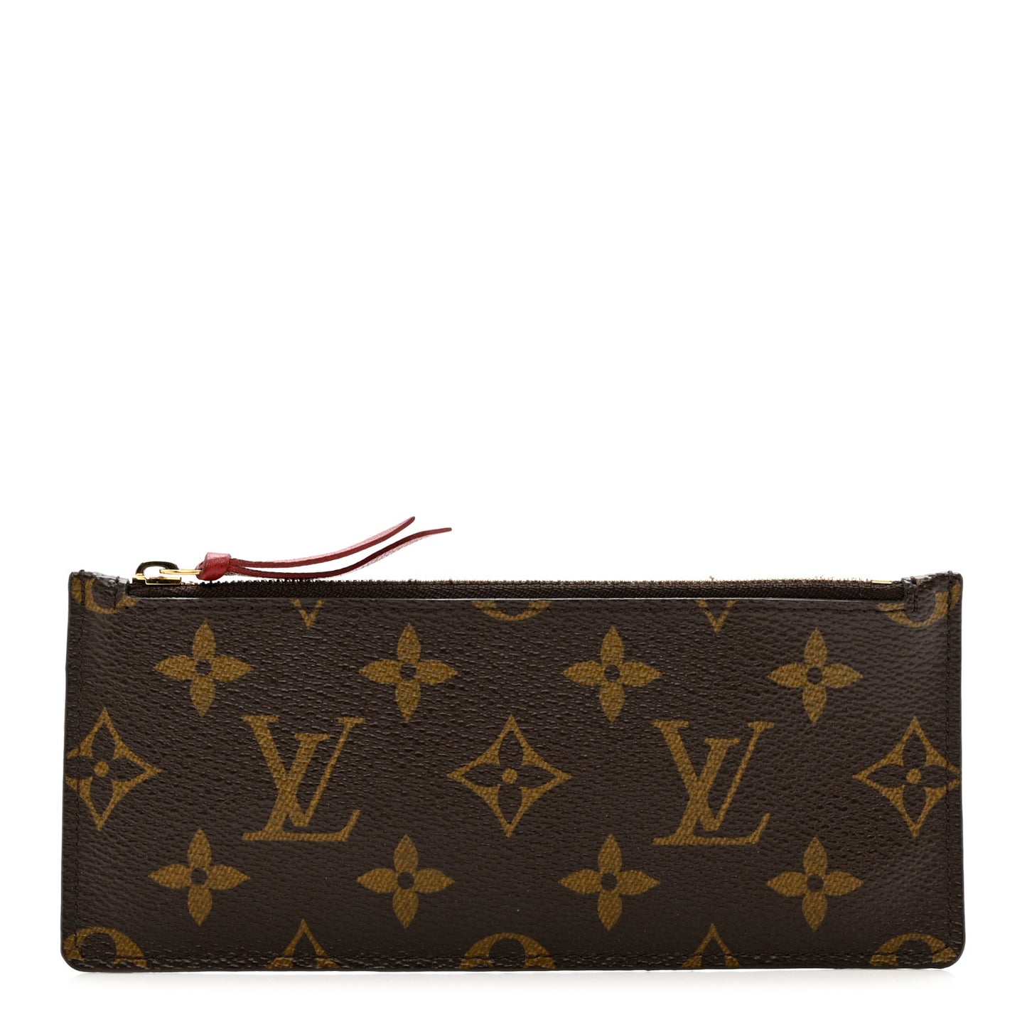 Monogram Josephine Wallet Zippered Insert Fuchsia