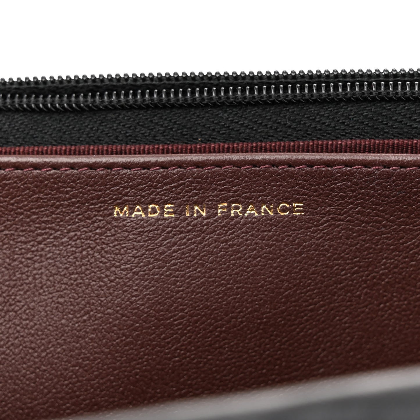 Lambskin Quilted Wallet On Chain WOC Black