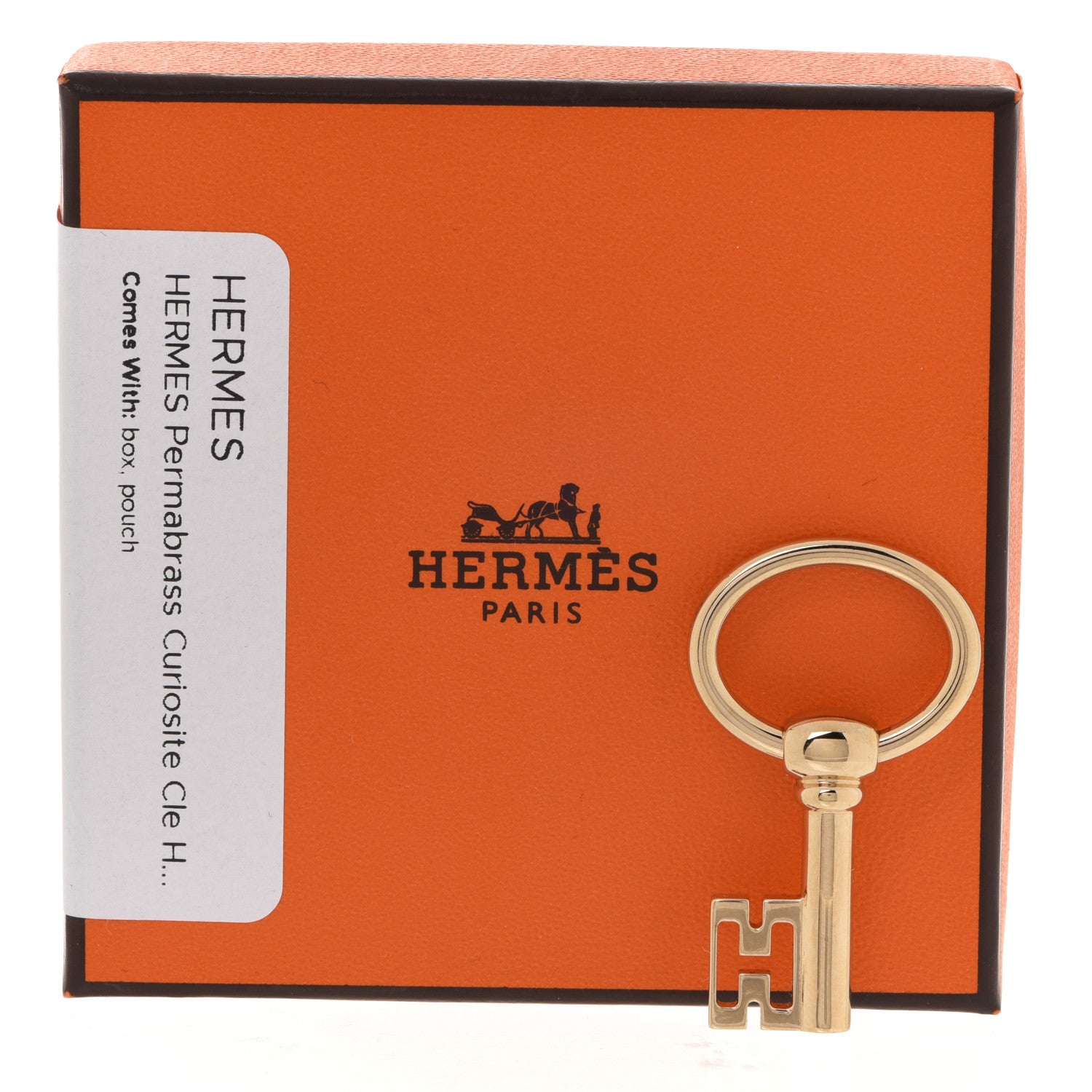 Hermes Permabrass Curiosite Cle H Charm 5 of 5