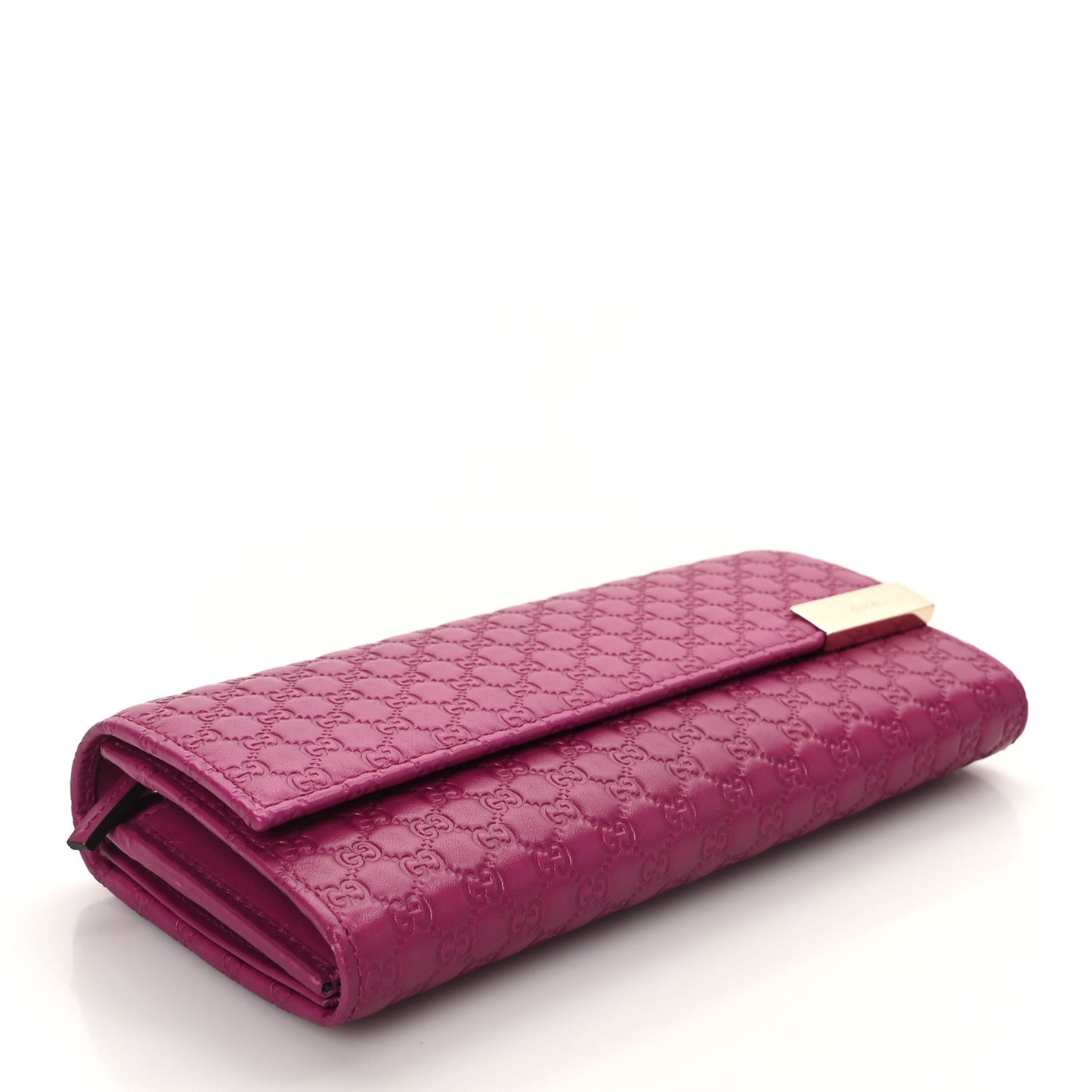 Soft Microguccissima Dice Chain Wallet Bright Bouganville