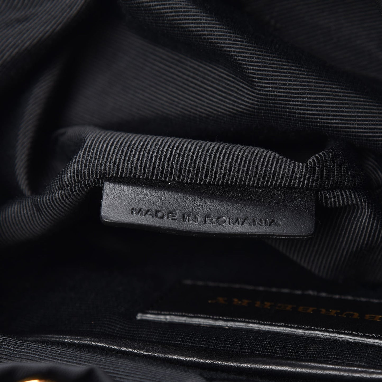 Nylon Small Rucksack Backpack Black