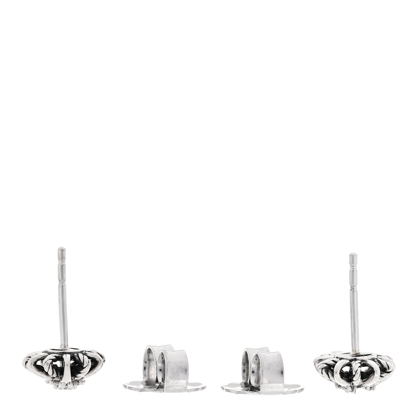 Sterling Silver Diamond 10mm Petite Starburst Earrings