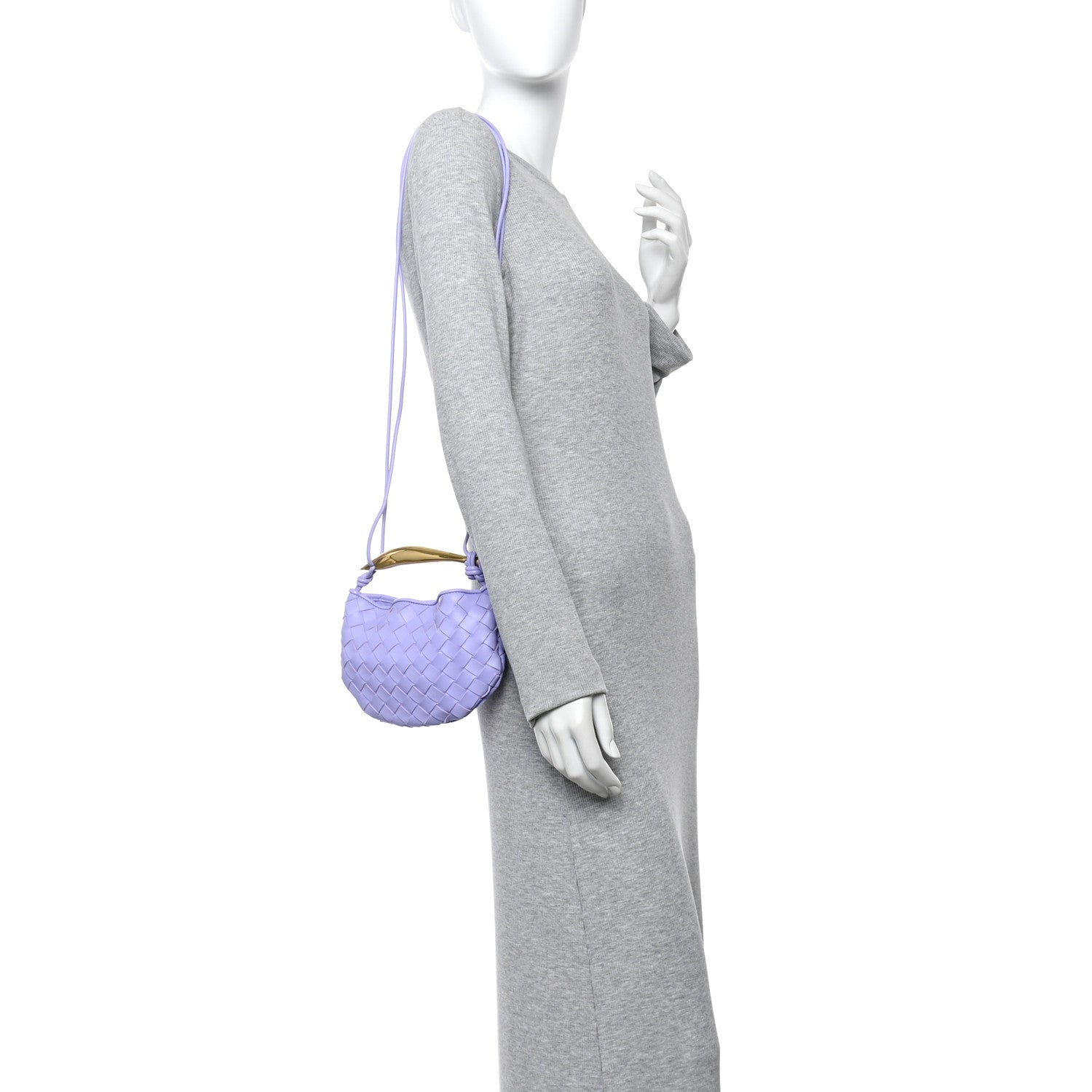 Bottega Veneta Nappa Intrecciato Mini Sardine Bag Amethyst 2 of 10
