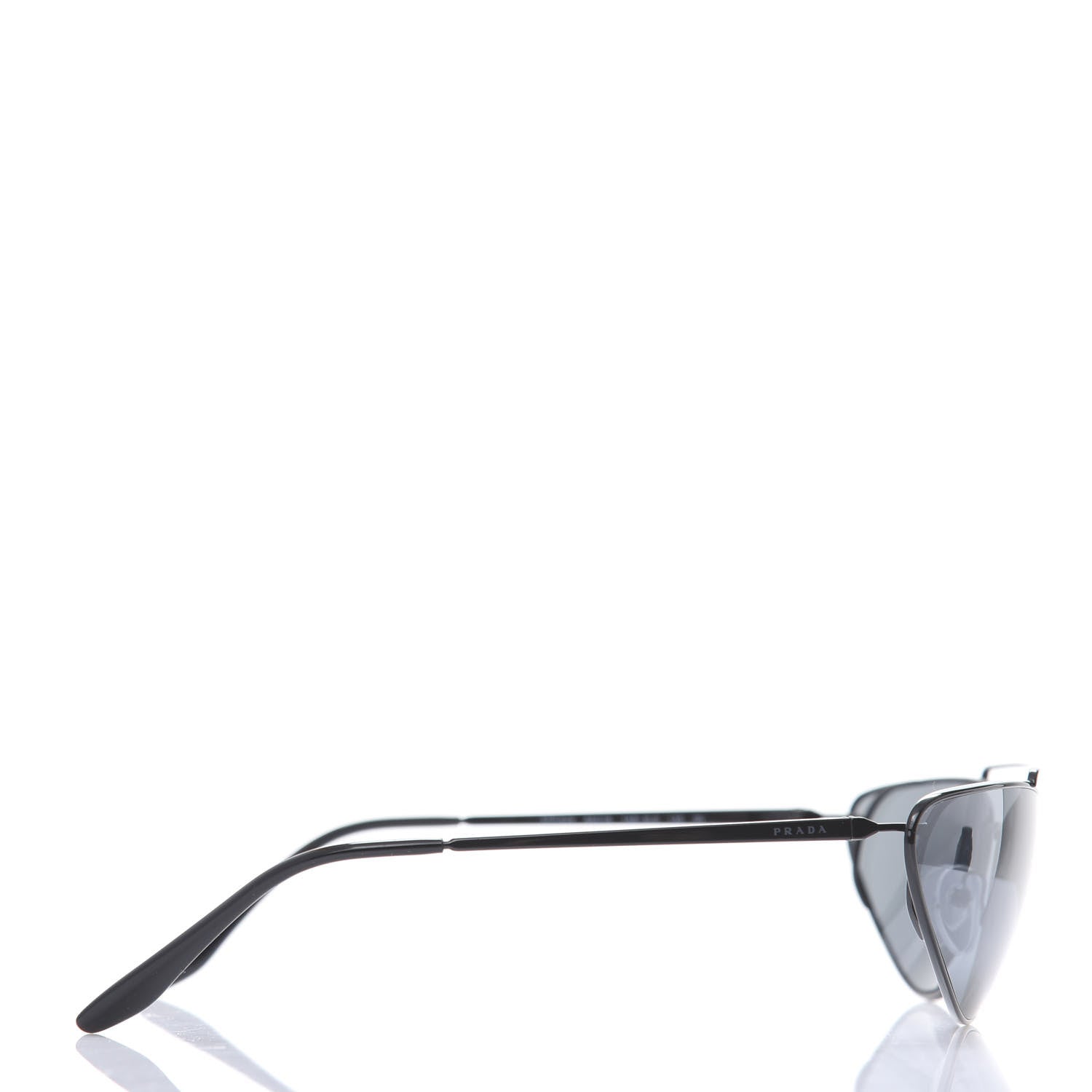 Prada Cat Eye Sunglasses SPR 62V Black 3 of 7
