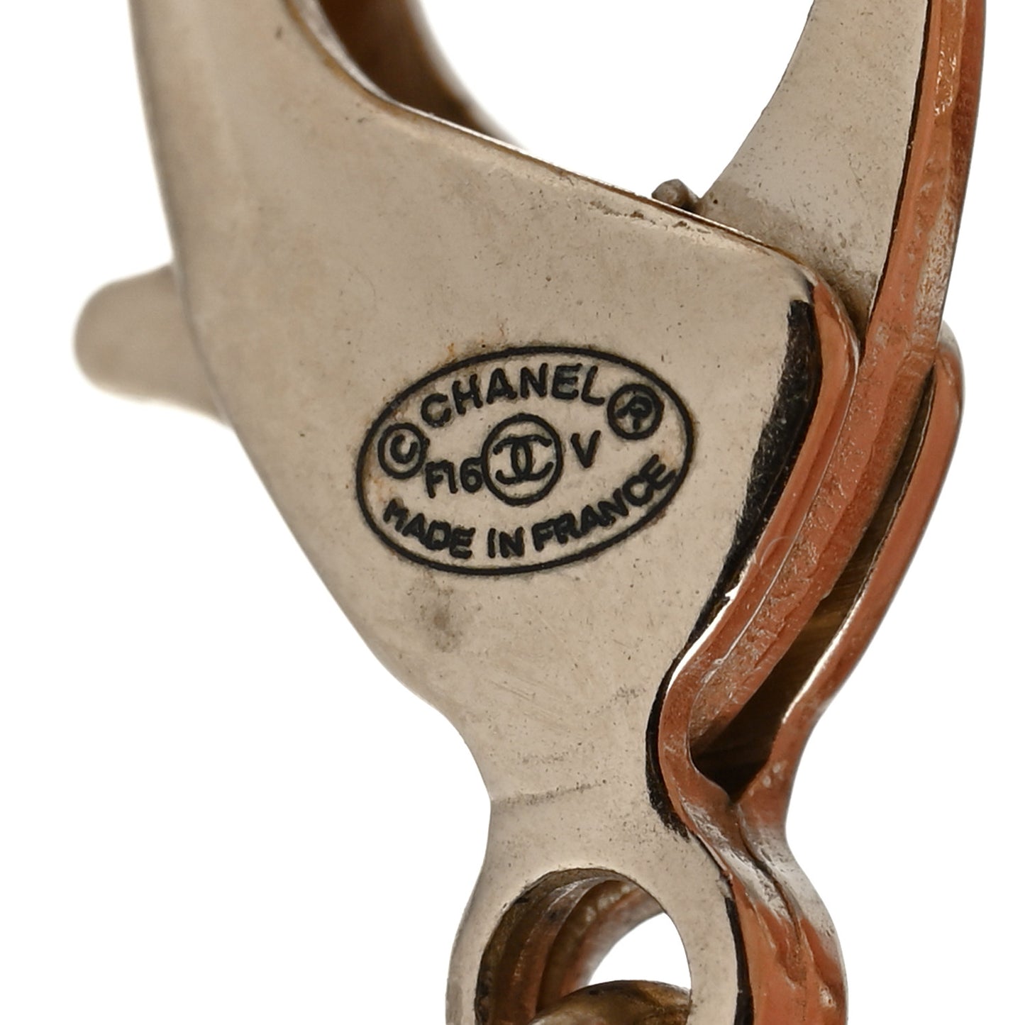 Graduated Pearl Crystal CC Bracelet Gold