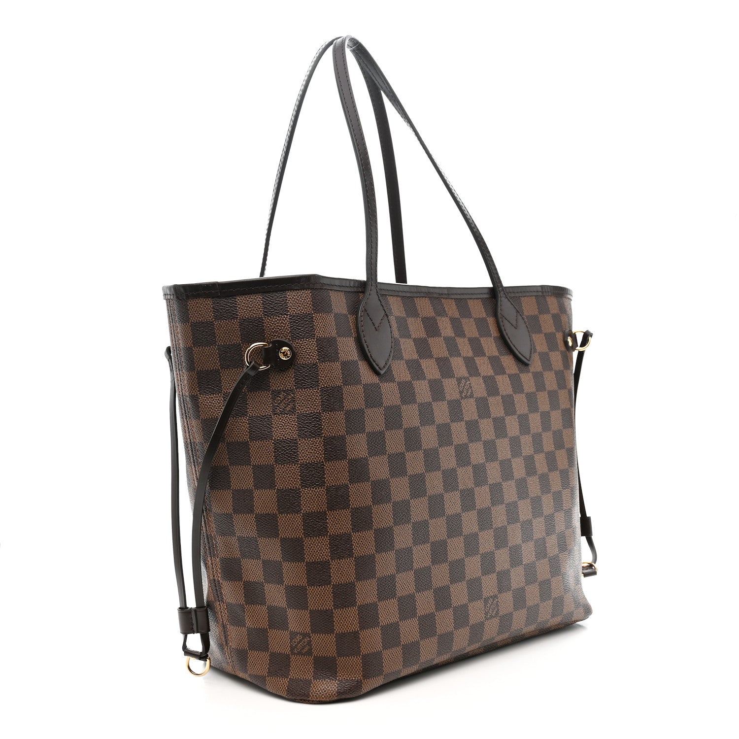 Louis Vuitton Damier Ebene Neo Neverfull MM Rose Ballerine 4 of 11
