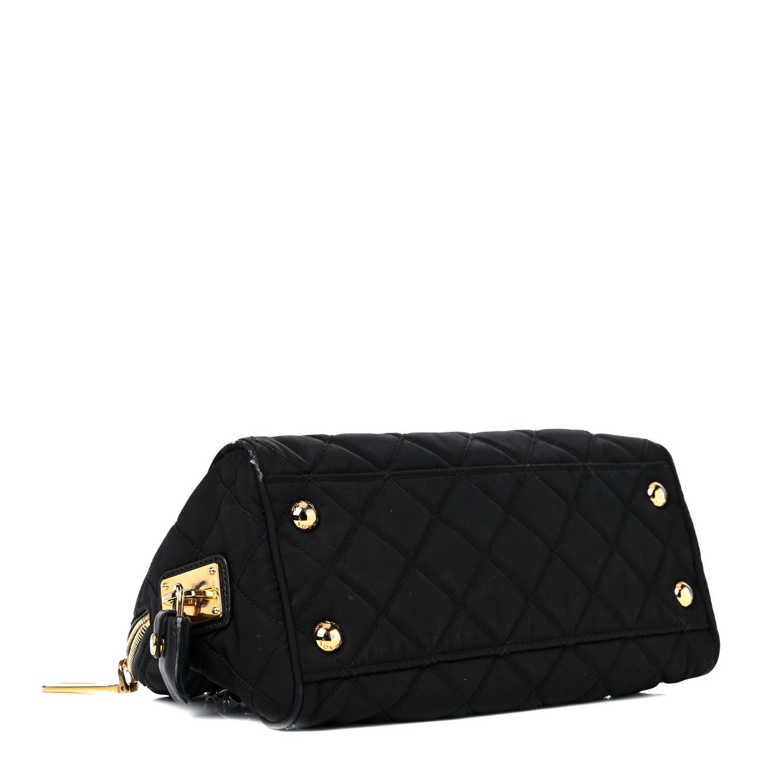 Prada Nylon Tessuto Impuntu Quilted Flap Black 4 of 18