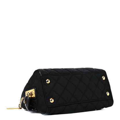 Prada Nylon Tessuto Impuntu Quilted Flap Black 4 of 18