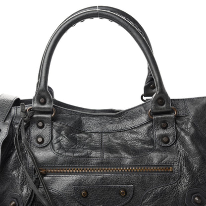 Balenciaga Agneau Classic Hardware Part Time Anthracite 10 of 10