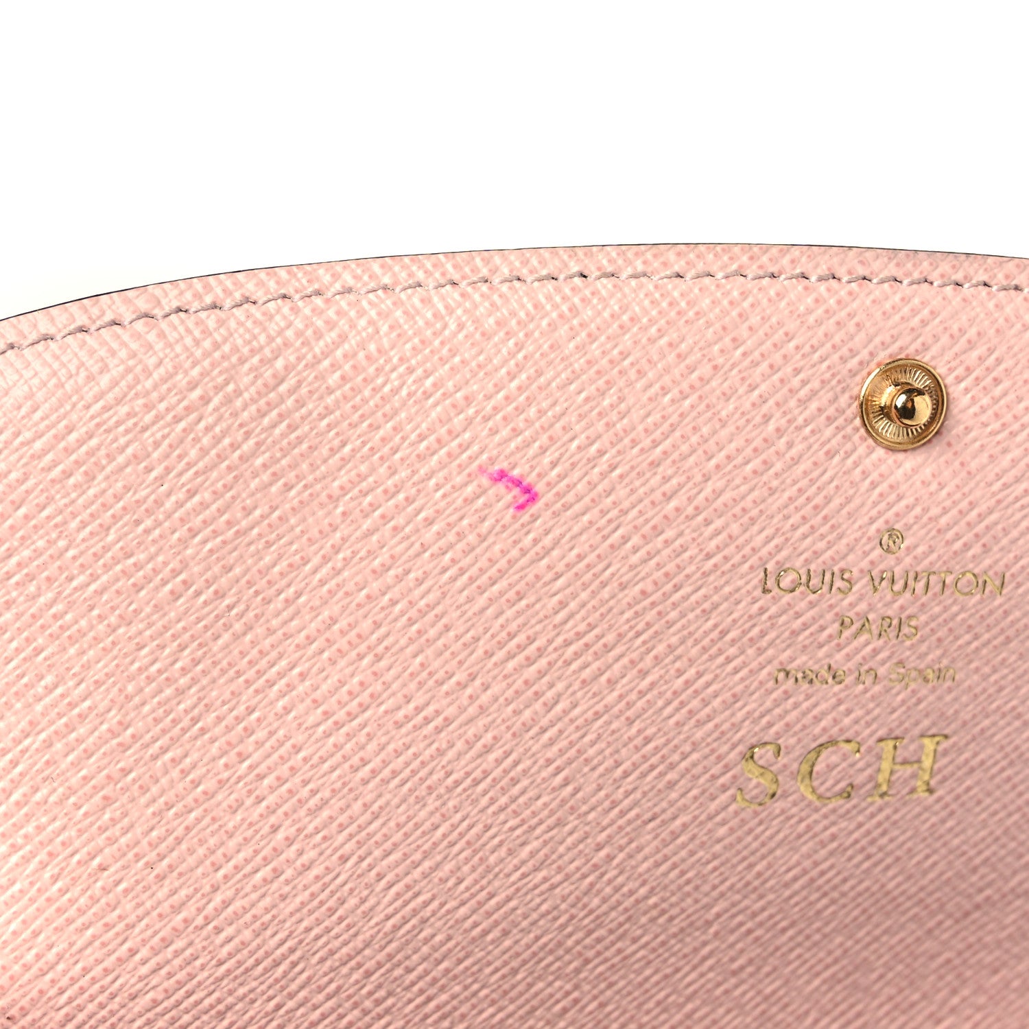 Louis Vuitton Monogram Emilie Wallet Rose Ballerine 6 of 8