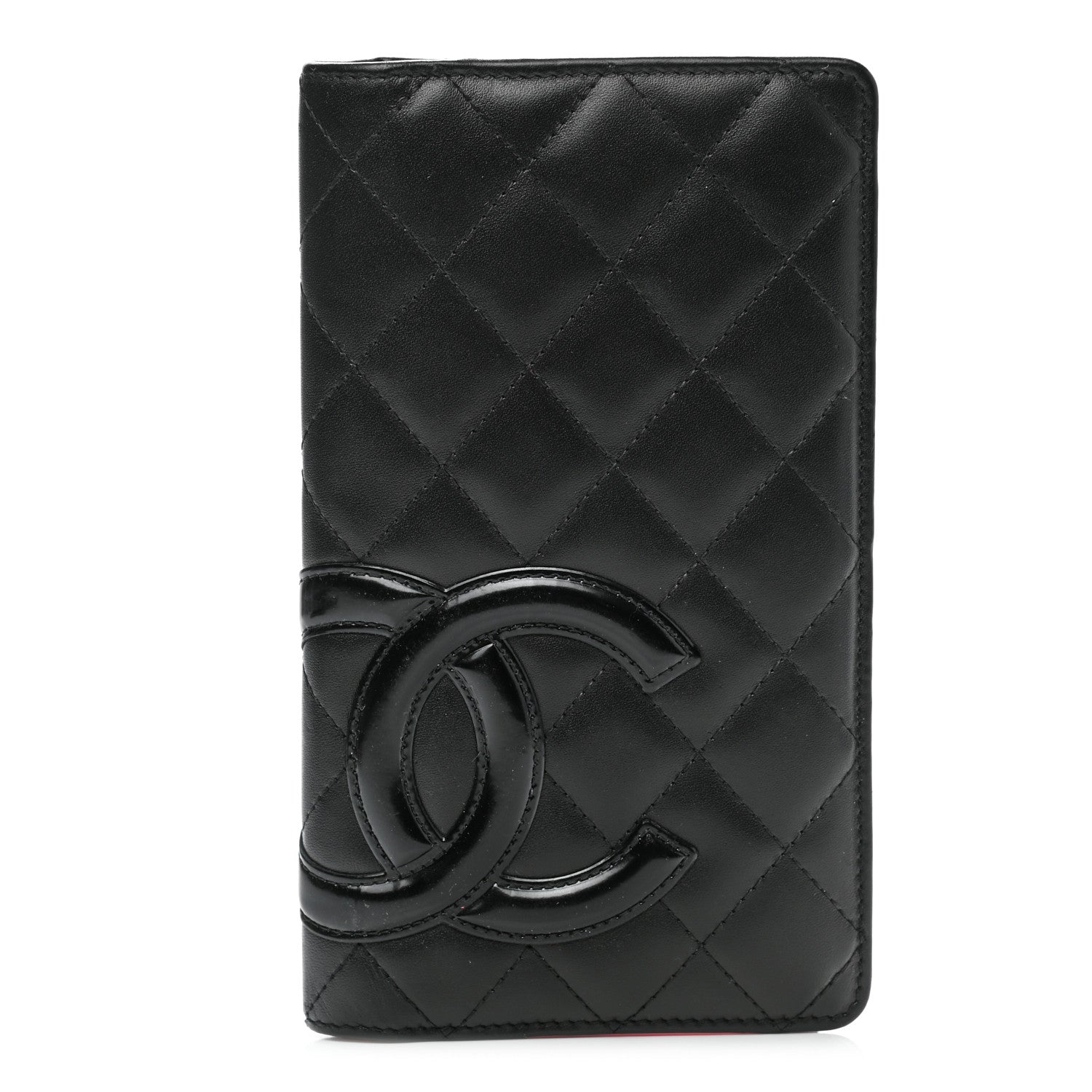Chanel Calfskin Quilted Cambon Yen Wallet Black 1 of 9