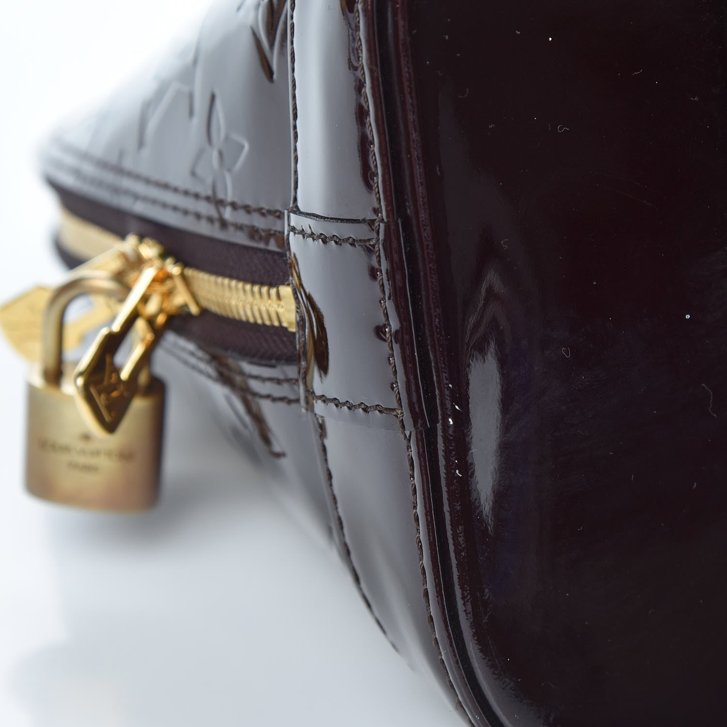 Louis Vuitton Vernis Alma PM Amarante 8 of 9
