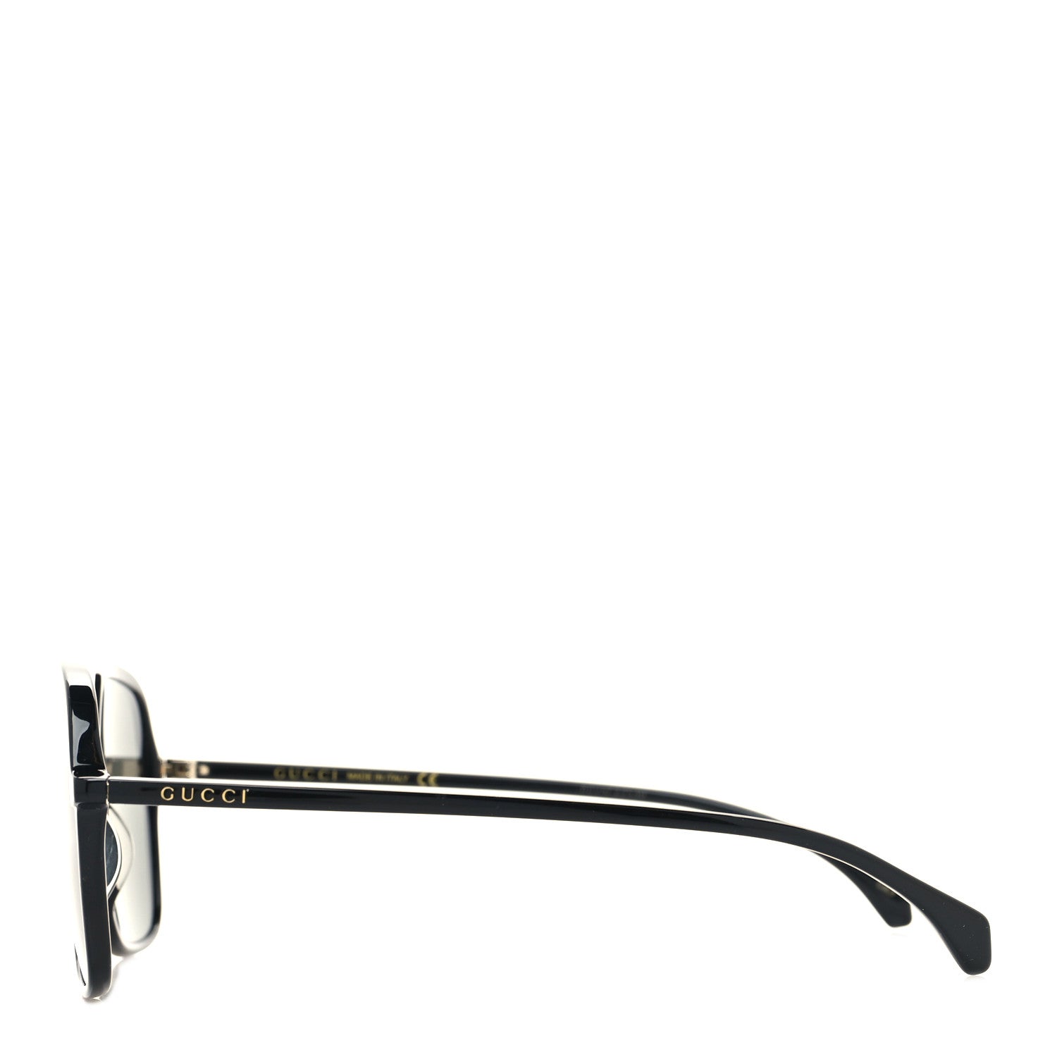 Gucci Acetate Brow Bar Aviator Sunglasses GG0545S Black 3 of 8