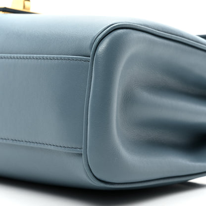 Celine Smooth Calfskin Teen Soft 16 Shoulder Bag Blue Grey 9 of 9