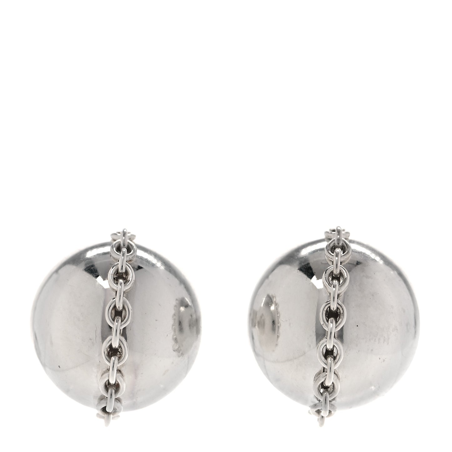 Sterling Silver HardWear Bolt Ball Earrings