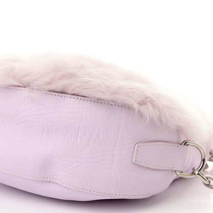Burberry Shearling Small Knight Crossbody Bag Haze 9 of 9