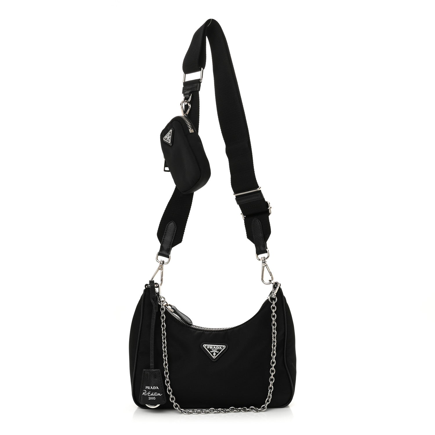 Prada Nylon Re-Edition 2005 Shoulder Bag Black 1 of 10