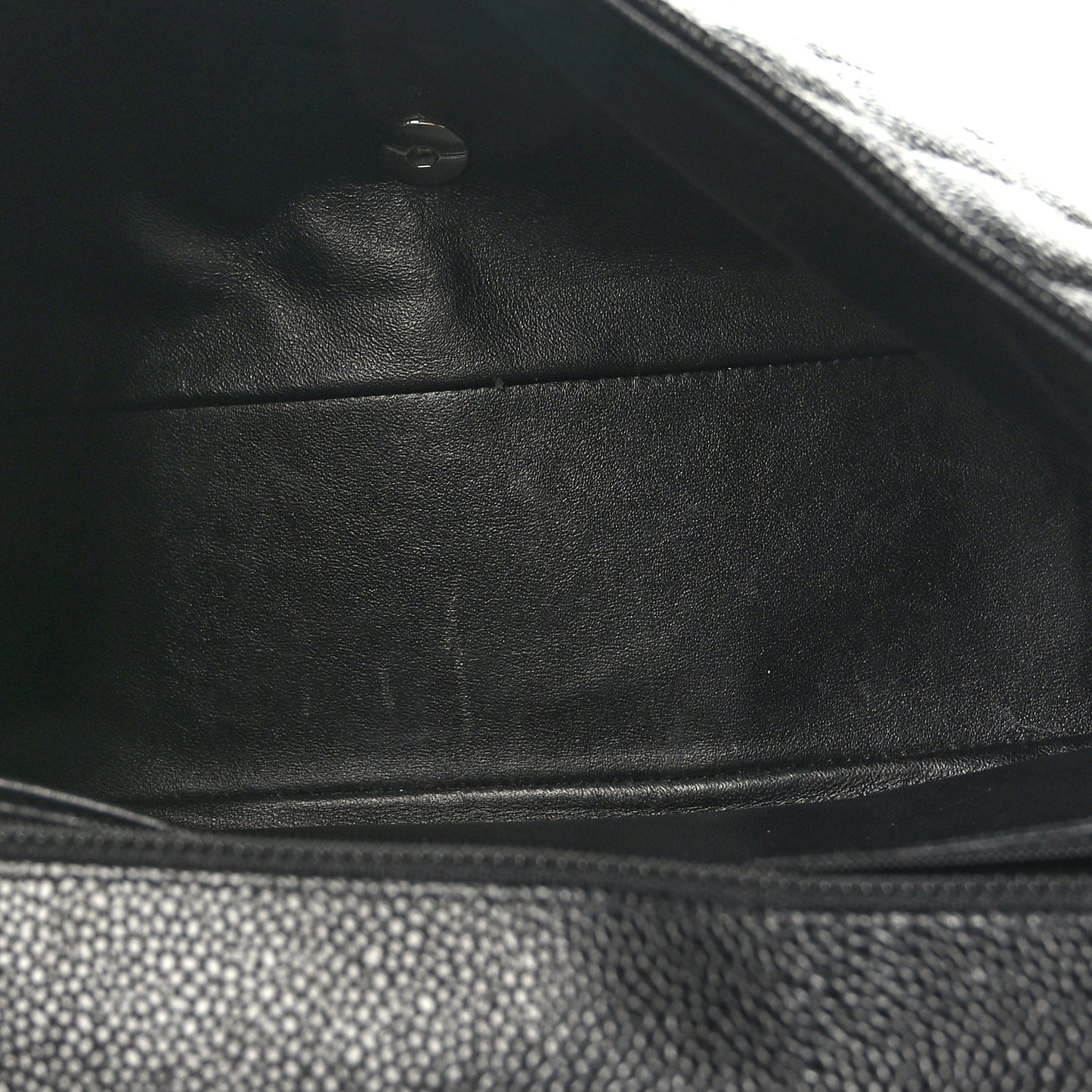 Caviar Quilted Maxi Single Flap Black