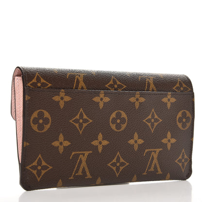 Louis Vuitton Monogram Jeanne Wallet Rose Ballerine 3 of 9