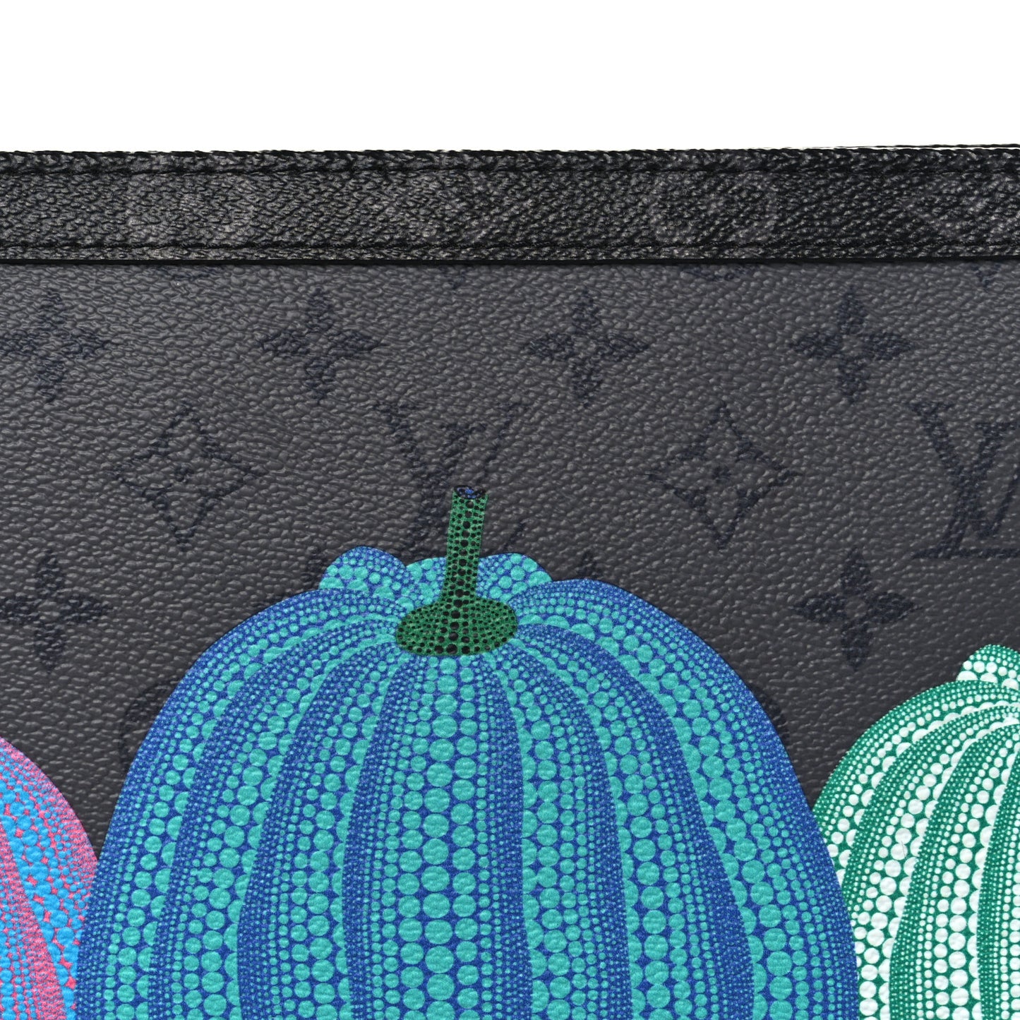 LV X YK Monogram Eclipse Reverse Pumpkin Gaston Wearable Wallet