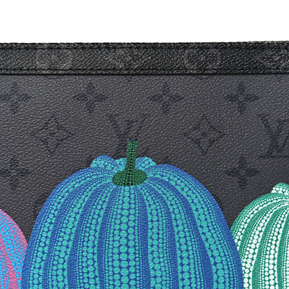 Louis Vuitton LV X YK Monogram Eclipse Reverse Pumpkin Gaston Wearable Wallet 7 of 9