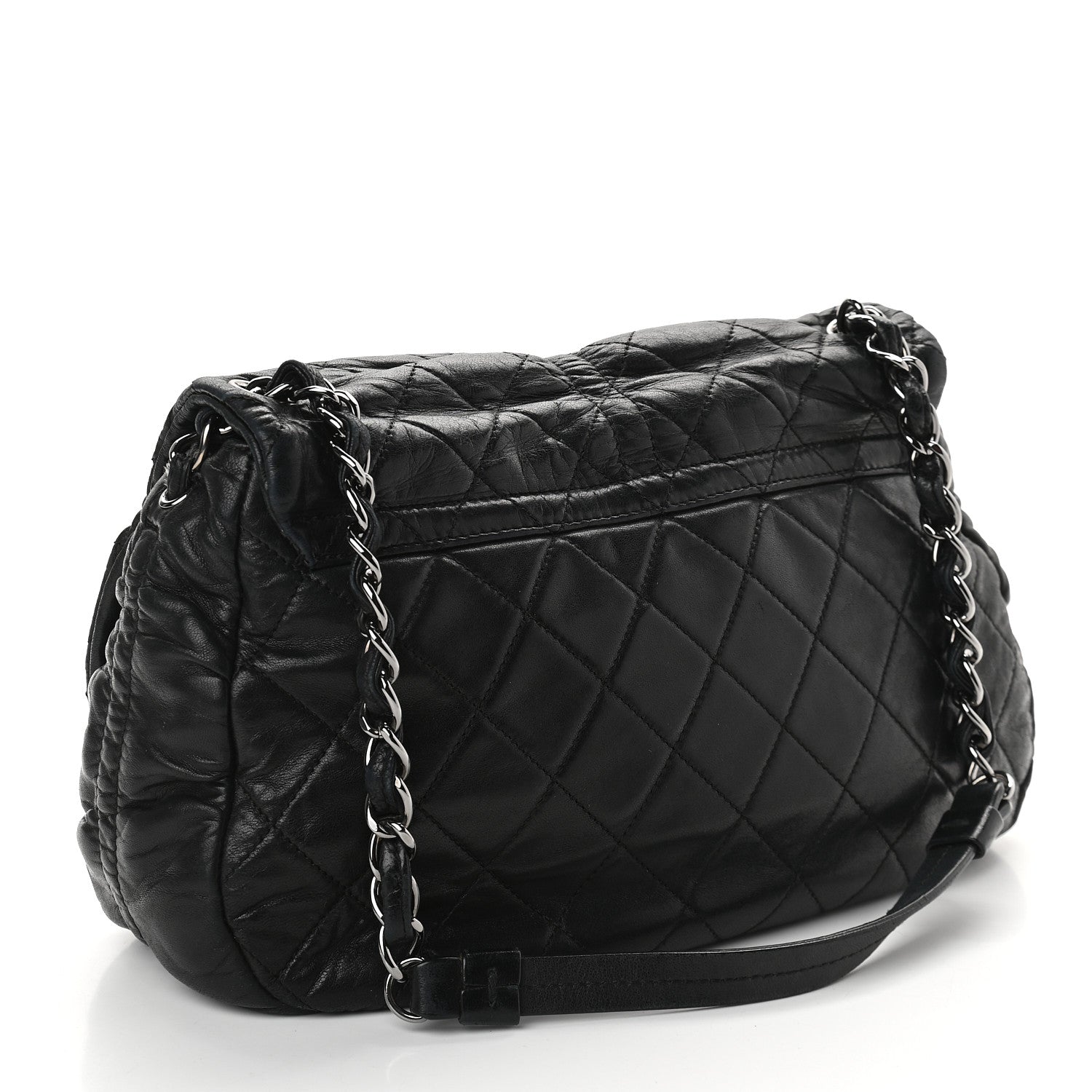 Chanel Lambskin Quilted Small Sharpei Flap Black 3 of 9