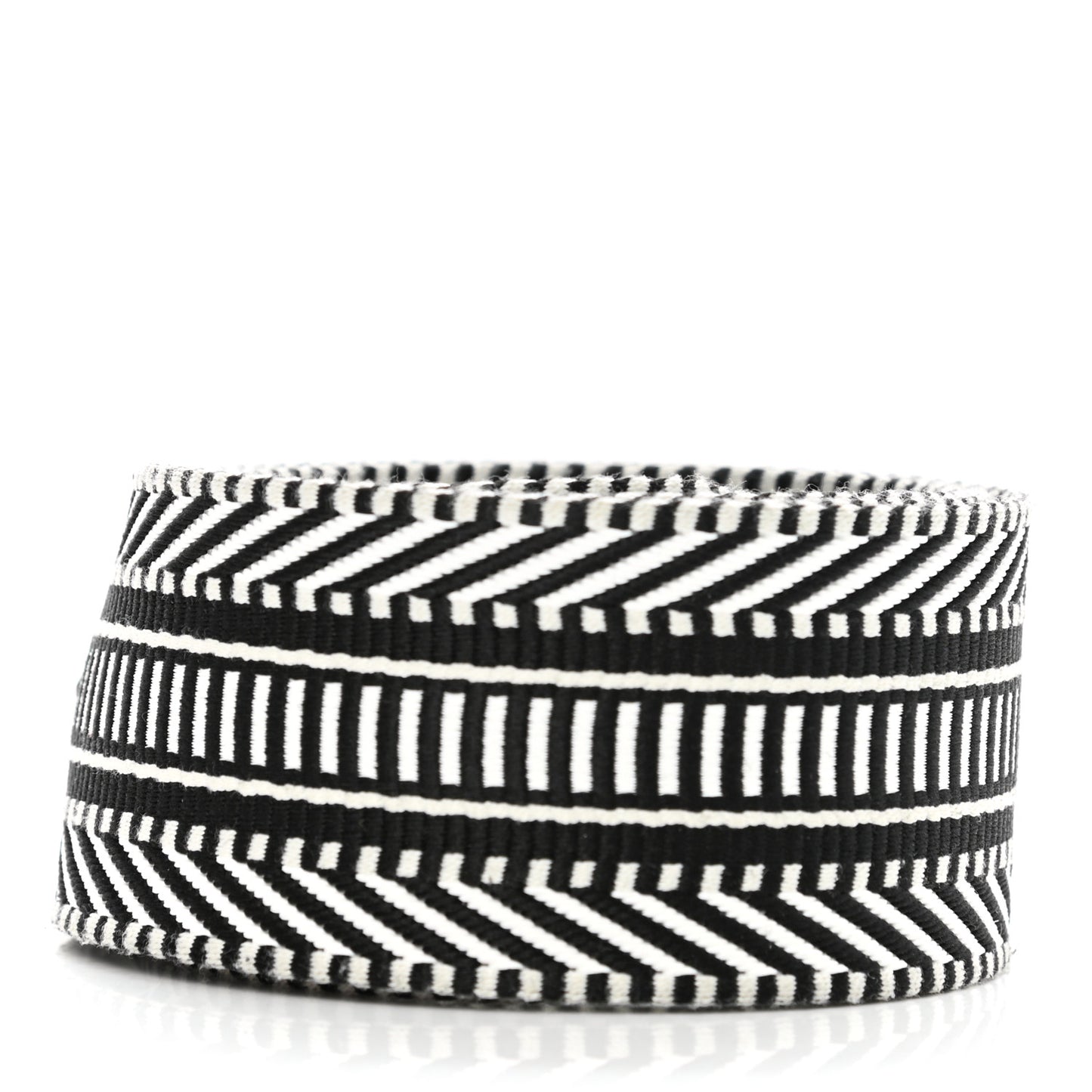 Toile Swift 50mm Sangle Cavale Shoulder Strap Black Ecru