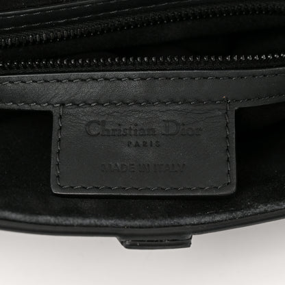 Christian Dior Ultra Matte Calfskin Saddle Bag Black 6 of 12
