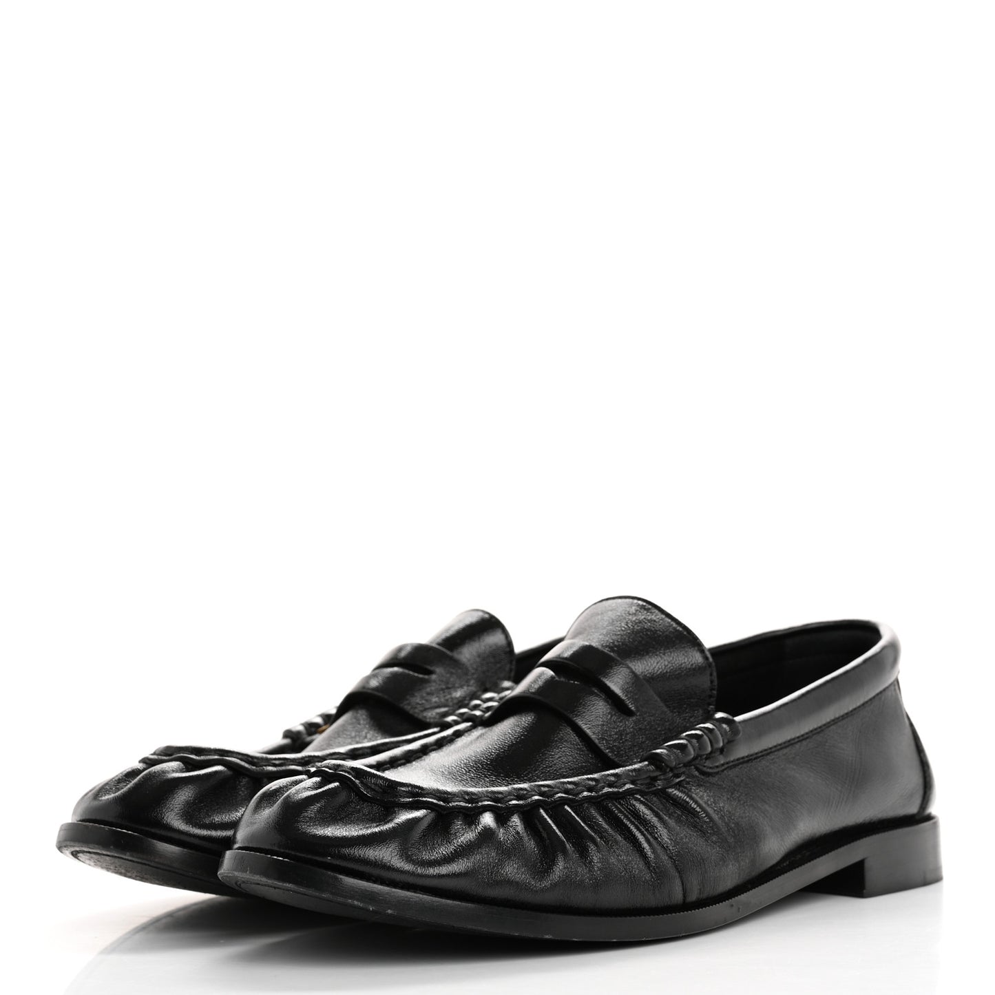 Nappa Sugar Le Loafer 15 Penny Slippers 40.5 Black