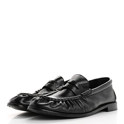 Saint Laurent Nappa Sugar Le Loafer 15 Penny Slippers 40.5 Black 4 of 10