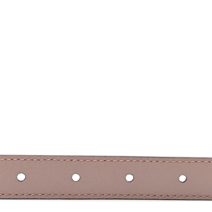 Gucci Calfskin Double G 20mm Belt 85 34 Porcelain Rose 4 of 5