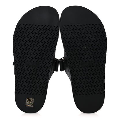 Hermes Epsom Calfskin Graff Hermes Mens Chypre Sandals 41 Black 5 of 8