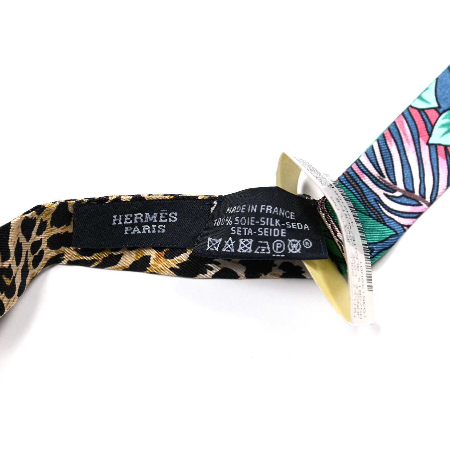 Hermes Silk Jungle Love Love Doll Twilly Gris Bleuete Vert 3 of 4