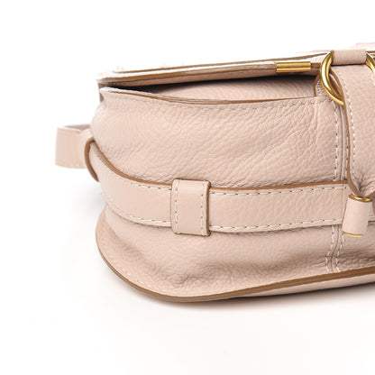Chloe Calfskin Mini Marcie Round Crossbody Bag Abstract White 7 of 8